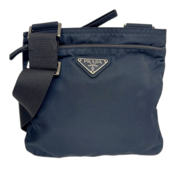 PRADA Blue Pochette Shoulder Bag